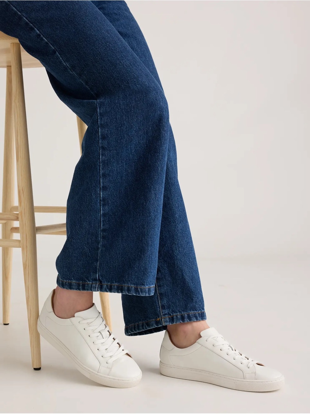 Quince Everyday Leather Sneakers in White